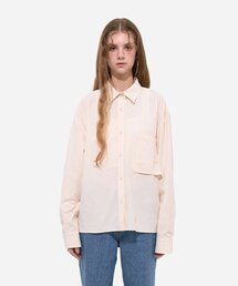 SALT AND CHOCOLATE（ソルトアンドチョコレート）の「SAC Logo Pocket Shirt Cream 4W2237302（シャツ/ブラウス）」