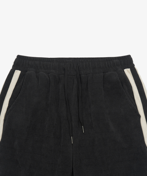 TOFFEE（トフィー）の「GL ダブルサイドライントラックバーティカルパンツ (ブラック)（スウェットパンツ・メンズ・その他・SMALL/MEDIUM/LARGE/X-LARGE）」の3枚目の写真
