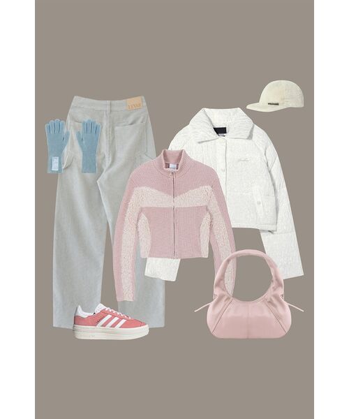 YOUHEE(ユヒ)の「YOUHEE FLOWER CROP DOWN JUMPER WHITE(ダウンジャケット/コート・レディース・その他・FREE)」の9枚目の写真