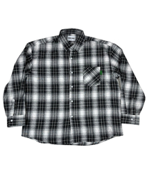 Vintage Tartan Check Shirt ((Off white))