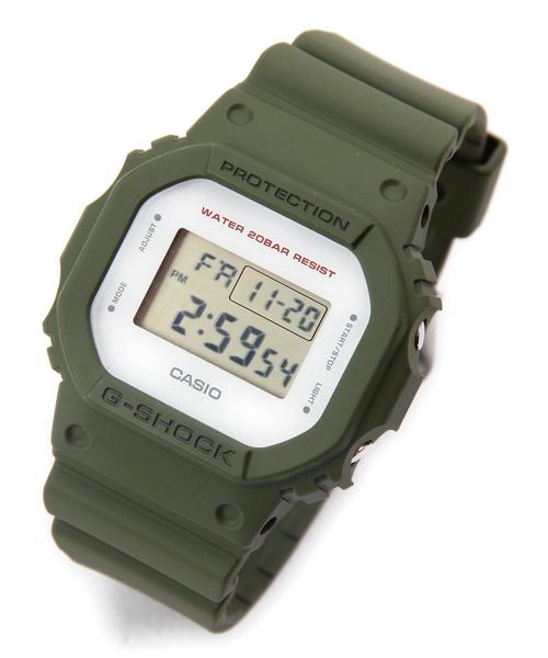 G-SHOCK（ジーショック）の「＜G-SHOCK＞ DW-5600MCLEANMLTRY/ウォッチ（アナログ腕時計・メンズ・オリーブ/ベージュ・ONE）」の3枚目の写真