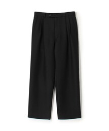 caban | ウールダブルクロス 2タックワイドテーパードパンツ(その他パンツ)