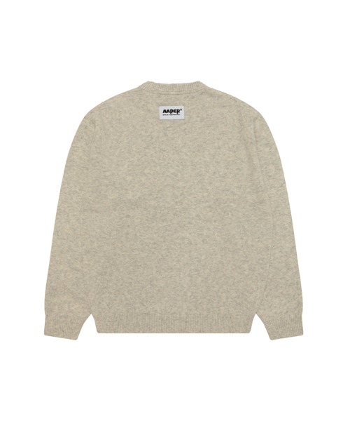 AAPE BY A BATHING APE（エーエイプバイアベイシングエイプ）の「AAPER KNIT（ニット/セーター・メンズ・オフホワイト/バーガンディー・X-LARGE/MEDIUM/LARGE/SMALL）」の7枚目の写真