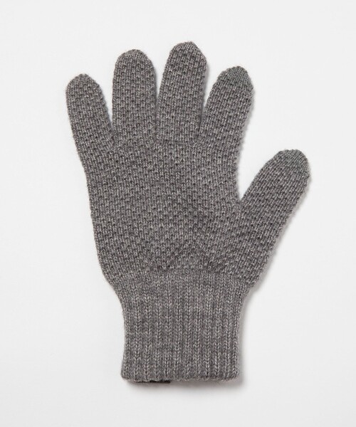 INFIELDER DESIGN（インフィールダーデザイン）の「【別注】＜INFIELDER DESIGN＞ベアー ニット グローブ -タッチスクリーン-（手袋・メンズ・ブラック/グレー系/ダークブラウン/パープル・FREE）」の7枚目の写真