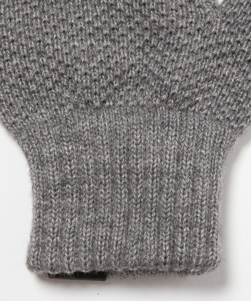 INFIELDER DESIGN（インフィールダーデザイン）の「【別注】＜INFIELDER DESIGN＞ベアー ニット グローブ -タッチスクリーン-（手袋・メンズ・ブラック/グレー系/ダークブラウン/パープル・FREE）」の11枚目の写真