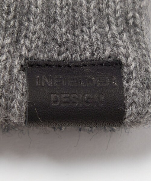 INFIELDER DESIGN（インフィールダーデザイン）の「【別注】＜INFIELDER DESIGN＞ベアー ニット グローブ -タッチスクリーン-（手袋・メンズ・ブラック/グレー系/ダークブラウン/パープル・FREE）」の13枚目の写真