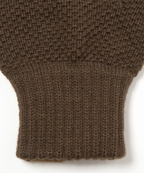 INFIELDER DESIGN（インフィールダーデザイン）の「【別注】＜INFIELDER DESIGN＞ベアー ニット グローブ -タッチスクリーン-（手袋・メンズ・ブラック/グレー系/ダークブラウン/パープル・FREE）」の17枚目の写真