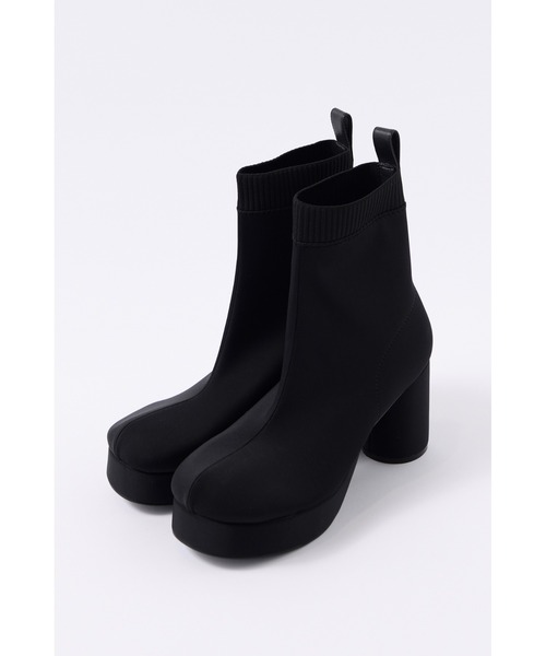 ENFOLD(エンフォルド)の「Socks ブーツ(ブーツ・レディース・ブラック/ベージュ・38/36/37)」の2枚目の写真