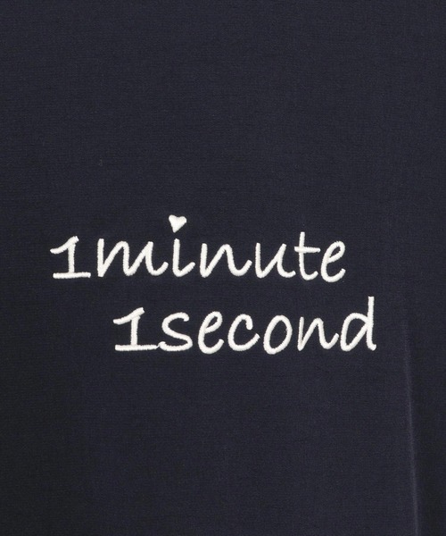 1minute 1second(ワンミニットワンセカンド)の「mpa4000-cursive embroidery nylon jersey hoodie パーカー(1M26H010)(パーカー・メンズ・ブラック/ネイビー/ホワイト・S/M/L/XL)」の16枚目の写真