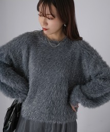 Riberry | ラメシャギーニット(ニット/セーター)