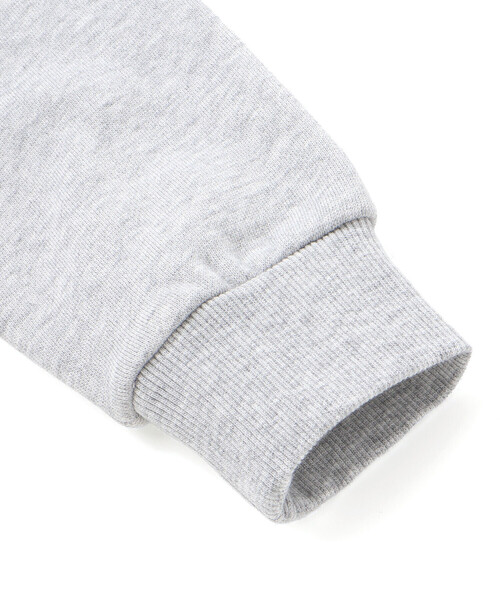 BeBe（ベベ）の「裏起毛チェック切り替えハーフジップトレーナー（スウェット・キッズ・イエロー/グレー・140cm/130cm/150cm/120cm/110cm）」の4枚目の写真