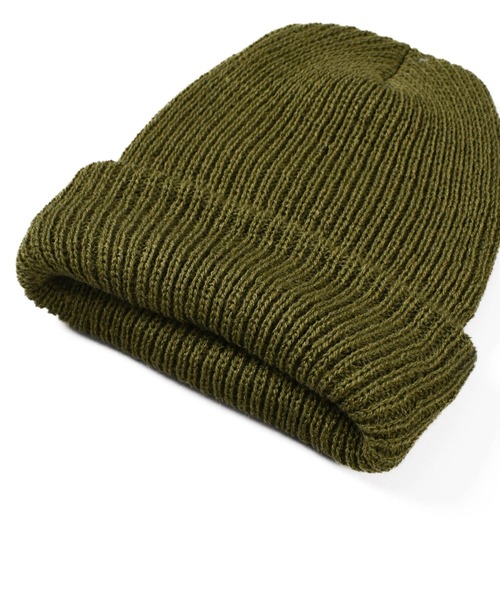 BRONER(ブローナー)の「【PH3】【BRONER/ブローナー】VALUE KNIT CUFF CAPS 22555(ニットキャップ/ビーニー・メンズ・オリーブ・FREE)」の4枚目の写真