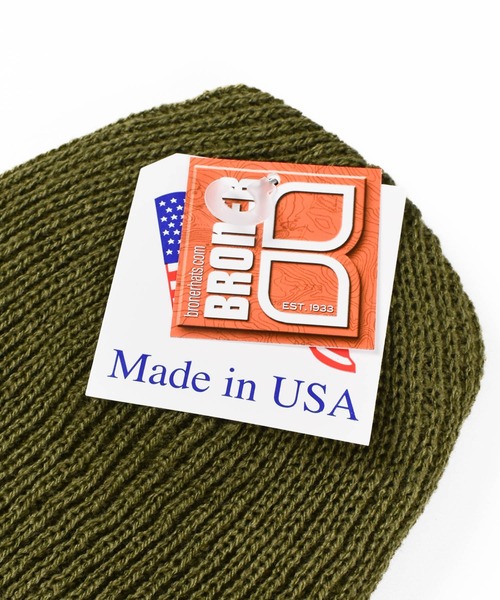 BRONER(ブローナー)の「【PH3】【BRONER/ブローナー】VALUE KNIT CUFF CAPS 22555(ニットキャップ/ビーニー・メンズ・オリーブ・FREE)」の6枚目の写真
