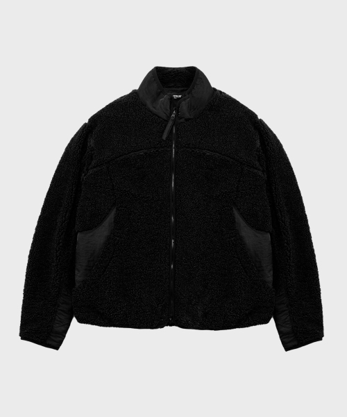SAINTPAIN(セイントペイン)の「SP シェルパフリースジャケット ブラック(その他アウター・レディース・その他・MEDIUM/LARGE)」の1枚目の写真