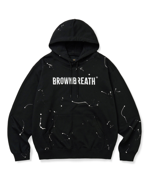 BROWNBREATH（ブラウンブレス）の「PAINTED HOODIE - BLACK（パーカー・レディース・その他・X-LARGE/LARGE/MEDIUM/SMALL）」の5枚目の写真