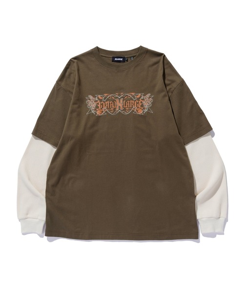 セール】LAYERED L/S TEE（Tシャツ/カットソー）｜XLARGE（エクストラ