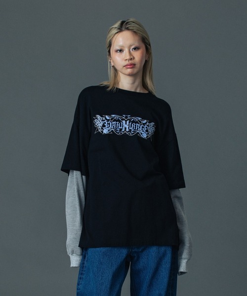 XLARGE(エクストララージ)の「LAYERED L/S TEE(Tシャツ/カットソー・メンズ・ブラック/ブラウン/グリーン・S/M/L/XL)」の17枚目の写真