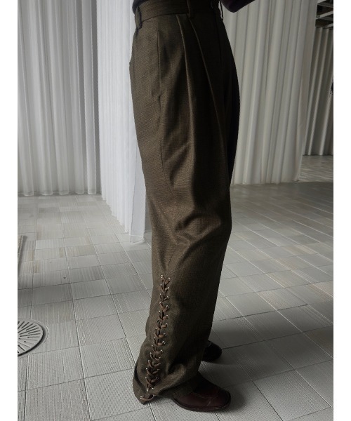 LACE UP BARREL PANTS（スラックス）｜ELCHELE（エルチェレ）の