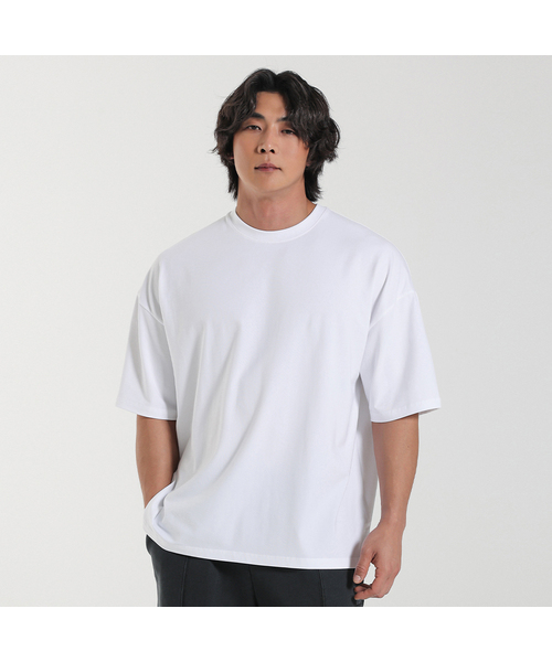 MALDEN(モールデン)の「スタンダードルーズフィット無地Tシャツ(Tシャツ/カットソー・メンズ・ダークグリーン/ブラック/チャコール/ホワイト・XX-LARGE/X-LARGE/LARGE/MEDIUM)」の2枚目の写真