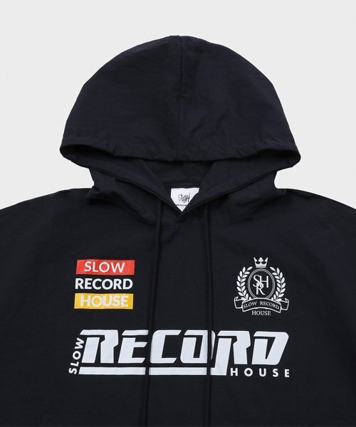 SLOW RECORD HOUSE(スローレコードハウス)の「スロースポーティナイロンフードパーカー_ネイビー(パーカー・レディース・その他・LARGE/MEDIUM)」の2枚目の写真