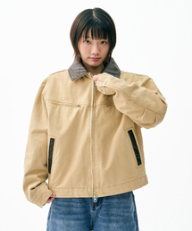 FDR（エフディーアール）の「Vintage Wash Trucker Quilting Jacket Beige（デニムジャケット）」