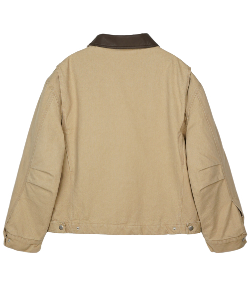 FDR（エフディーアール）の「Vintage Wash Trucker Quilting Jacket Beige（デニムジャケット・メンズ・その他・SMALL/MEDIUM/LARGE）」の3枚目の写真