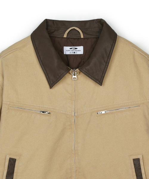 FDR（エフディーアール）の「Vintage Wash Trucker Quilting Jacket Beige（デニムジャケット・メンズ・その他・SMALL/MEDIUM/LARGE）」の4枚目の写真