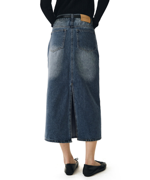DECET WOMEN(デケット ウーマン)の「シグネチャーロングスカート DCSK003BlueB(スカート・レディース・その他・SMALL/MEDIUM/LARGE/X-SMALL)」の4枚目の写真