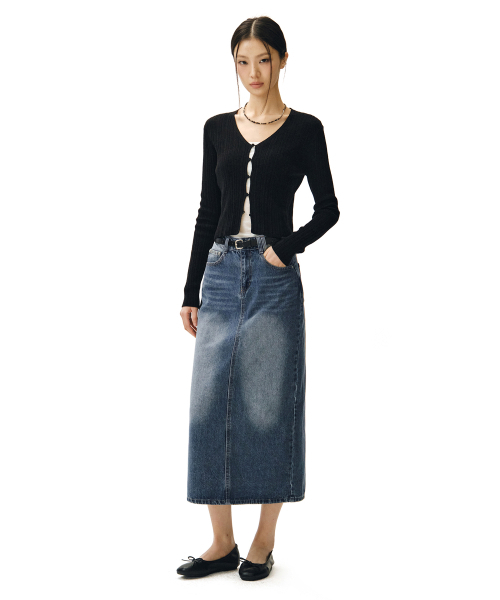 DECET WOMEN(デケット ウーマン)の「シグネチャーロングスカート DCSK003BlueB(スカート・レディース・その他・SMALL/MEDIUM/LARGE/X-SMALL)」の6枚目の写真