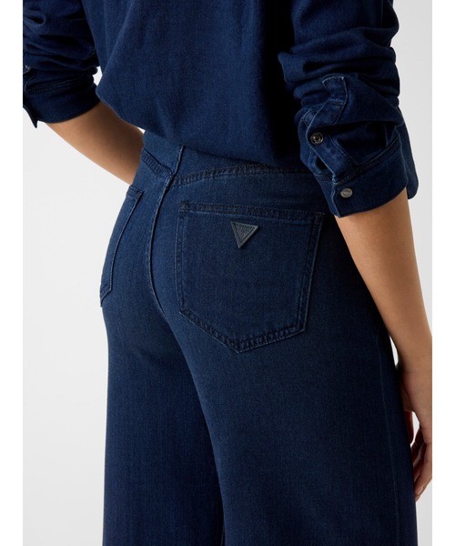 Guess(ゲス)の「BLOSSOM Wide Leg デニムパンツ ワイドジーンズ レディース(デニムパンツ・レディース・インディゴブルー・26inch/25inch/27inch/24inch)」の9枚目の写真