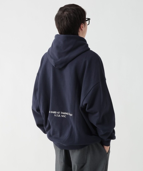 GEORGE'S（ジョージズ）の「プリントスウェットフーディー（パーカー・メンズ・ネイビー/杢グレー/ブルー・MEDIUM/LARGE）」の9枚目の写真