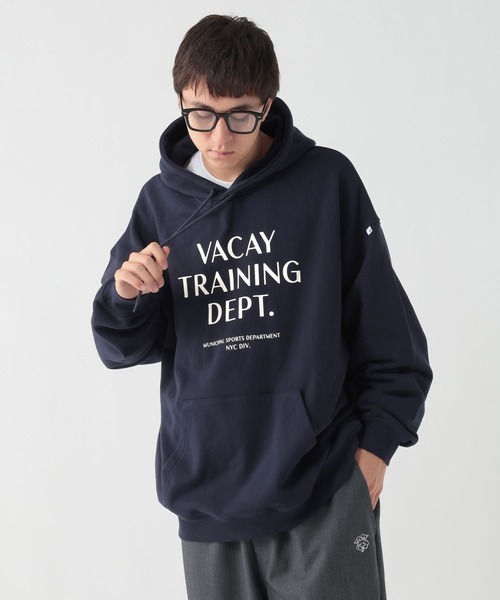 GEORGE'S（ジョージズ）の「プリントスウェットフーディー（パーカー・メンズ・ネイビー/杢グレー/ブルー・MEDIUM/LARGE）」の11枚目の写真