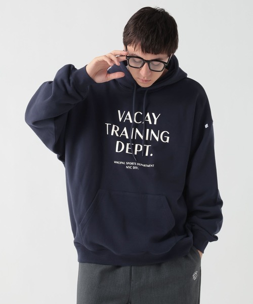 GEORGE'S（ジョージズ）の「プリントスウェットフーディー（パーカー・メンズ・ネイビー/杢グレー/ブルー・MEDIUM/LARGE）」の12枚目の写真