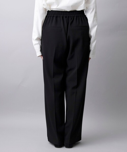 coen(コーエン)の「【定番/新サイズ登場】イージービューティーワイドパンツ(WEB限定サイズあり)(スラックス・レディース・ブラック/ネイビー/ベージュ/ダークグレー/ライム/ライトグレー・XL/L/M/S/XS)」の16枚目の写真