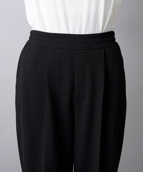 coen(コーエン)の「【定番/新サイズ登場】イージービューティーワイドパンツ(WEB限定サイズあり)(スラックス・レディース・ブラック/ネイビー/ベージュ/ダークグレー/ライム/ライトグレー・XL/L/M/S/XS)」の17枚目の写真