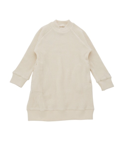 Ocean&Ground（オーシャン&グラウンド）の「ﾘﾌﾞﾜﾝﾋﾟｰｽ（ワンピース・キッズ・エメラルド/オフホワイト/ベージュ/ライトパープル・90/100/110/120/130/140/80）」の2枚目の写真