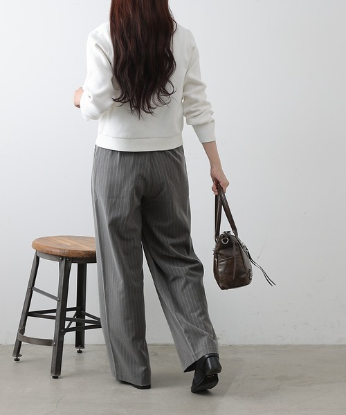 COLONY 2139（コロニートゥーワンスリーナイン）の「ニットジャケット（ニット/セーター・レディース・ネイビー/オレンジ/ホワイト/ブラック/グレー・FREE）」の11枚目の写真