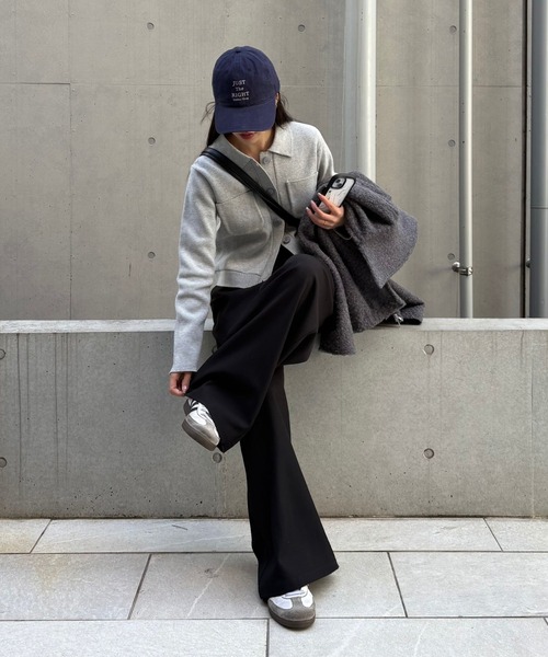 COLONY 2139（コロニートゥーワンスリーナイン）の「ニットジャケット（ニット/セーター・レディース・ネイビー/オレンジ/ホワイト/ブラック/グレー・FREE）」の21枚目の写真