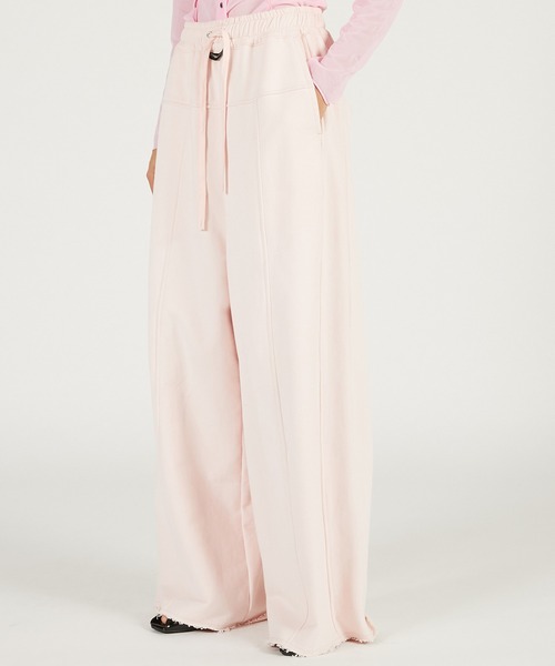 PRANK PROJECT（プランクプロジェクト）の「【Pre-Order】ピーチワイドスウェットパンツ / Peach Wide Sweat Pants（スウェットパンツ・レディース・チャコールグレー/レッド/ピンク・36/38）」の15枚目の写真