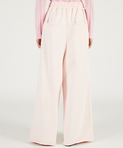 PRANK PROJECT（プランクプロジェクト）の「【Pre-Order】ピーチワイドスウェットパンツ / Peach Wide Sweat Pants（スウェットパンツ・レディース・チャコールグレー/レッド/ピンク・36/38）」の16枚目の写真