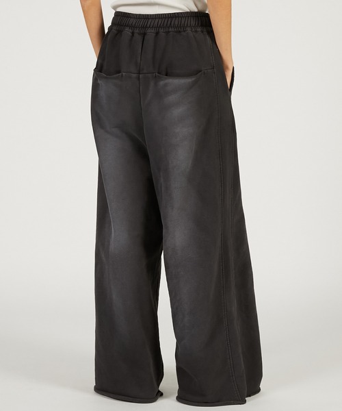 PRANK PROJECT（プランクプロジェクト）の「【Pre-Order】ピーチワイドスウェットパンツ / Peach Wide Sweat Pants（スウェットパンツ・レディース・チャコールグレー/レッド/ピンク・36/38）」の12枚目の写真