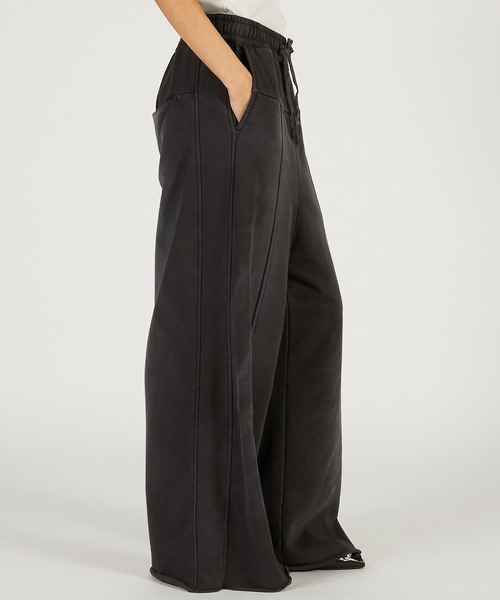 PRANK PROJECT（プランクプロジェクト）の「【Pre-Order】ピーチワイドスウェットパンツ / Peach Wide Sweat Pants（スウェットパンツ・レディース・チャコールグレー/レッド/ピンク・36/38）」の13枚目の写真