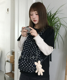 TOOAMO（トゥアモ）の「オールデイライトバックパック ブラックドット（バックパック/リュック）」