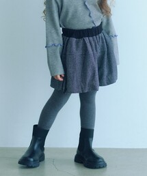 green label relaxing | ボーダーバルーン キュロットパンツ / キッズ  110cm-130cm(その他パンツ)