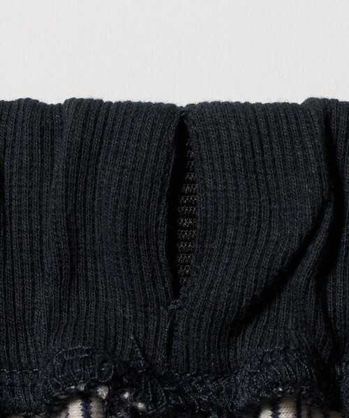 green label relaxing（グリーンレーベルリラクシング）の「ボーダーバルーン キュロットパンツ / キッズ  110cm-130cm（その他パンツ・キッズ・ブラック/ベージュ・110cm/120cm/130cm）」の10枚目の写真