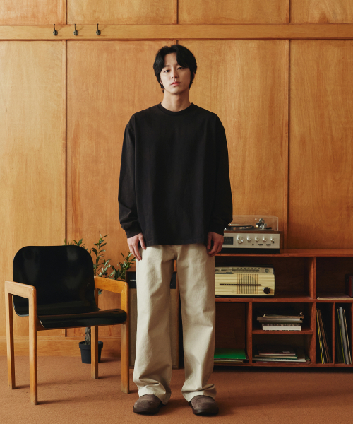 DENMADE(デンメイド)の「DEN0602 Extra Wide Cotton Pants (Light Beige)(その他パンツ・メンズ・その他・M/L)」の6枚目の写真