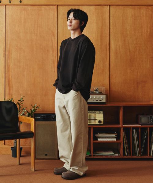 DENMADE(デンメイド)の「DEN0602 Extra Wide Cotton Pants (Light Beige)(その他パンツ・メンズ・その他・M/L)」の8枚目の写真