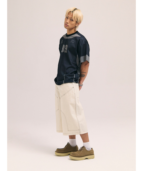 AKECII(アケシ)の「エイティナインメッシュジャージショートスリーブ-ブラック(Tシャツ/カットソー・メンズ・その他・MEDIUM/LARGE)」の3枚目の写真