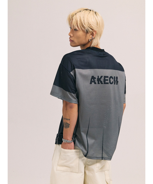AKECII(アケシ)の「エイティナインメッシュジャージショートスリーブ-ブラック(Tシャツ/カットソー・メンズ・その他・MEDIUM/LARGE)」の5枚目の写真