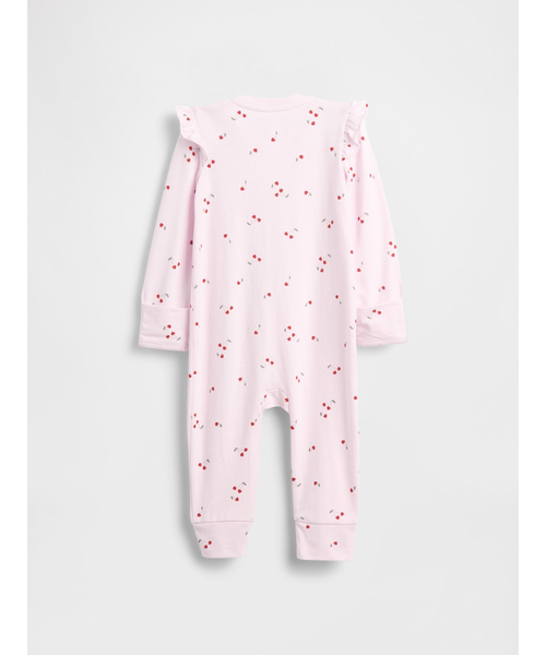 GAP（ギャップ）の「はじめてのお気に入り オーガニックコットン カバーオール (ベビー)（ロンパース・キッズ・ピンク/ホワイト×ブルー・90cm/80ｃｍ/70cm/60cm/50cm）」の3枚目の写真